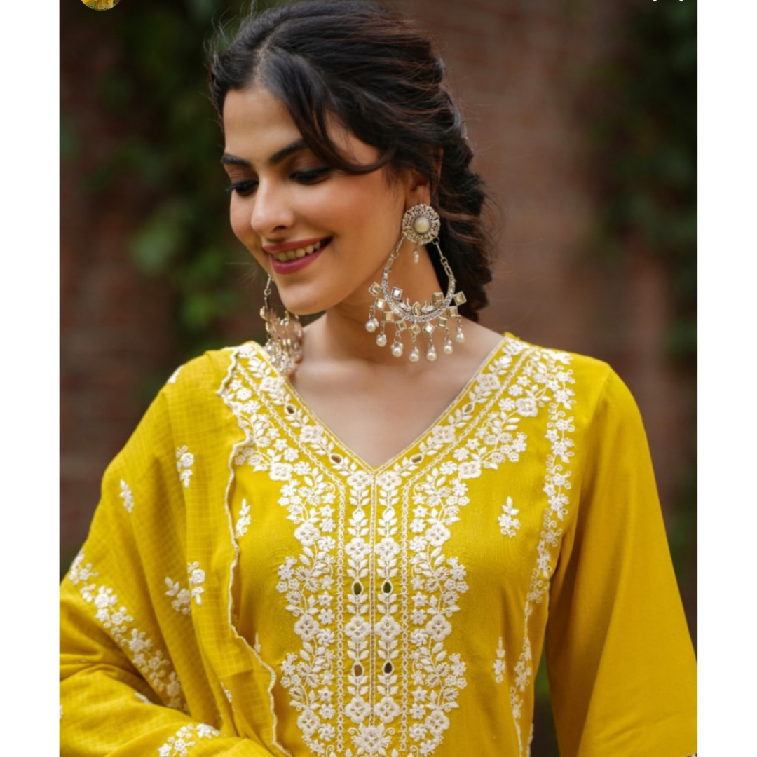 Rayon cotton suit- R091