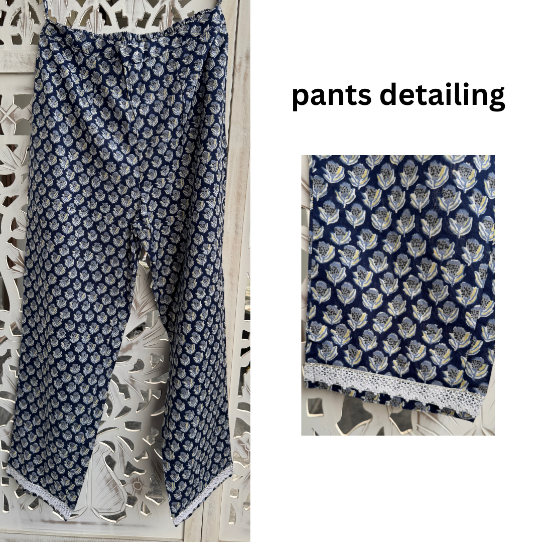 Cotton Nyra Cut Suit set- R191