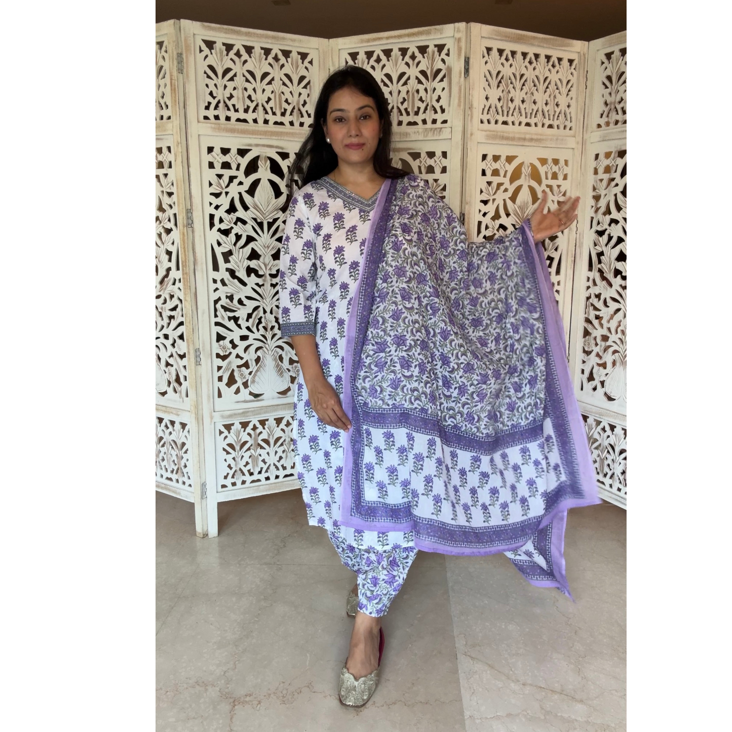 Cotton Suit set- R095