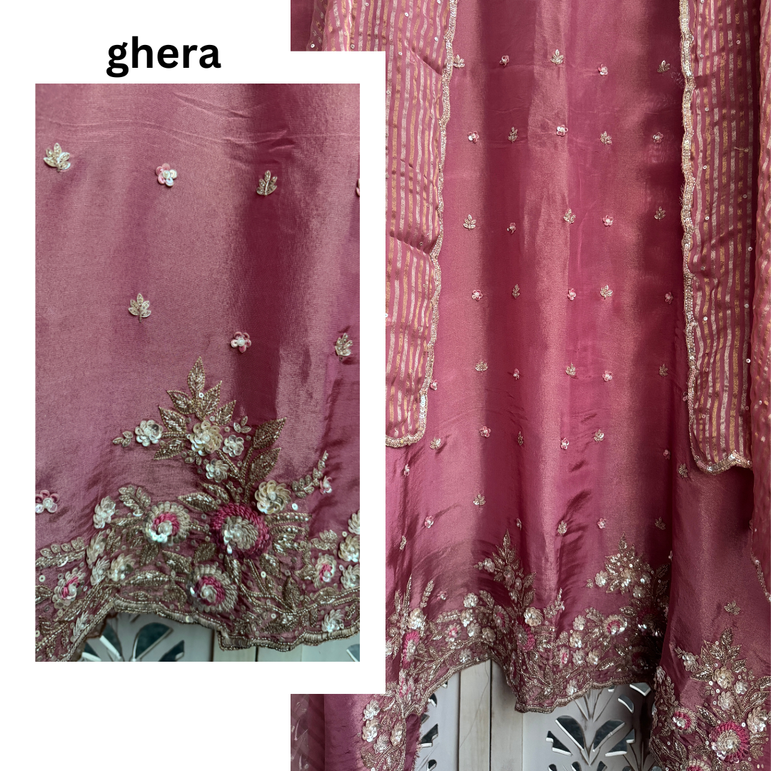 Pure Glass Shimmer tissue suit- E058