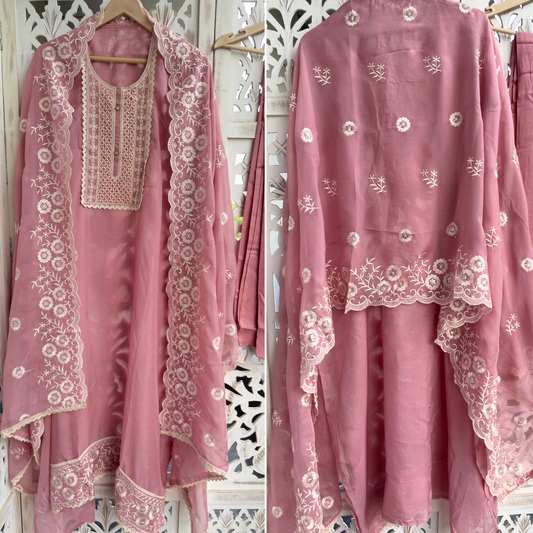 Organza Suit- D041