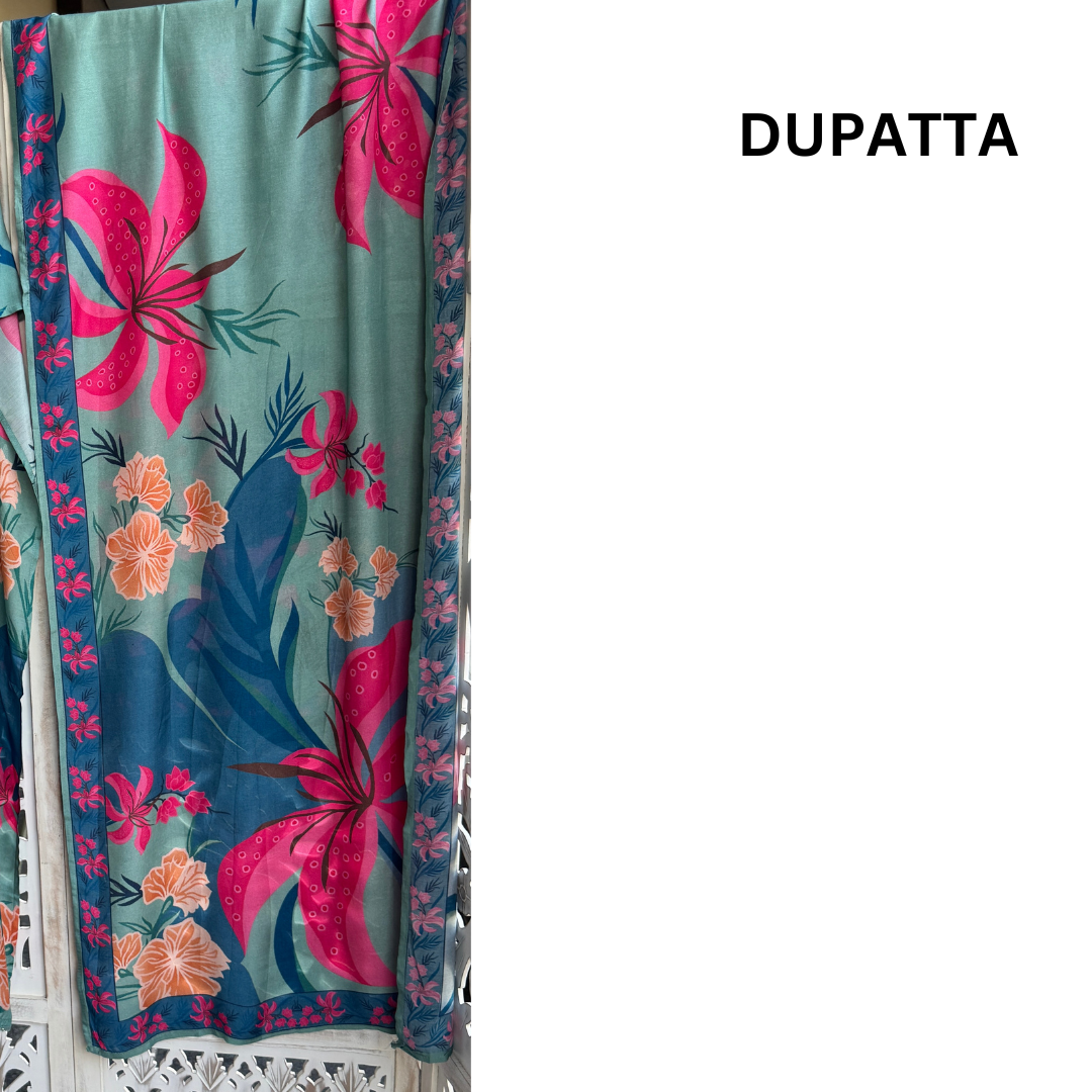 Muslin Suit-D098