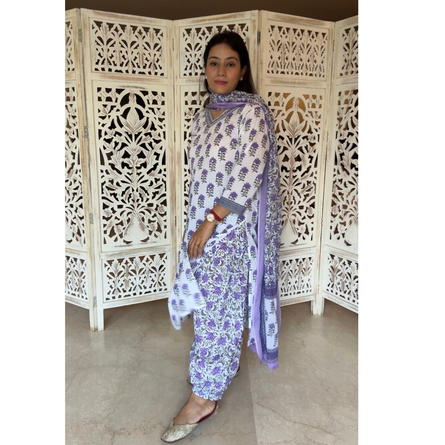 Cotton Suit set- R095