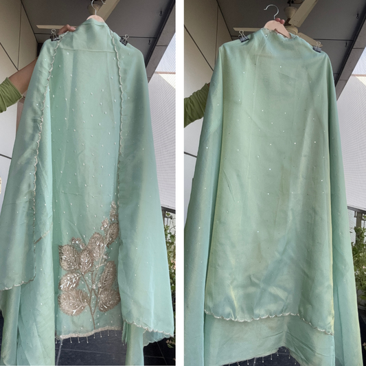 Pure Glass Shimmer tissue suit- E059G