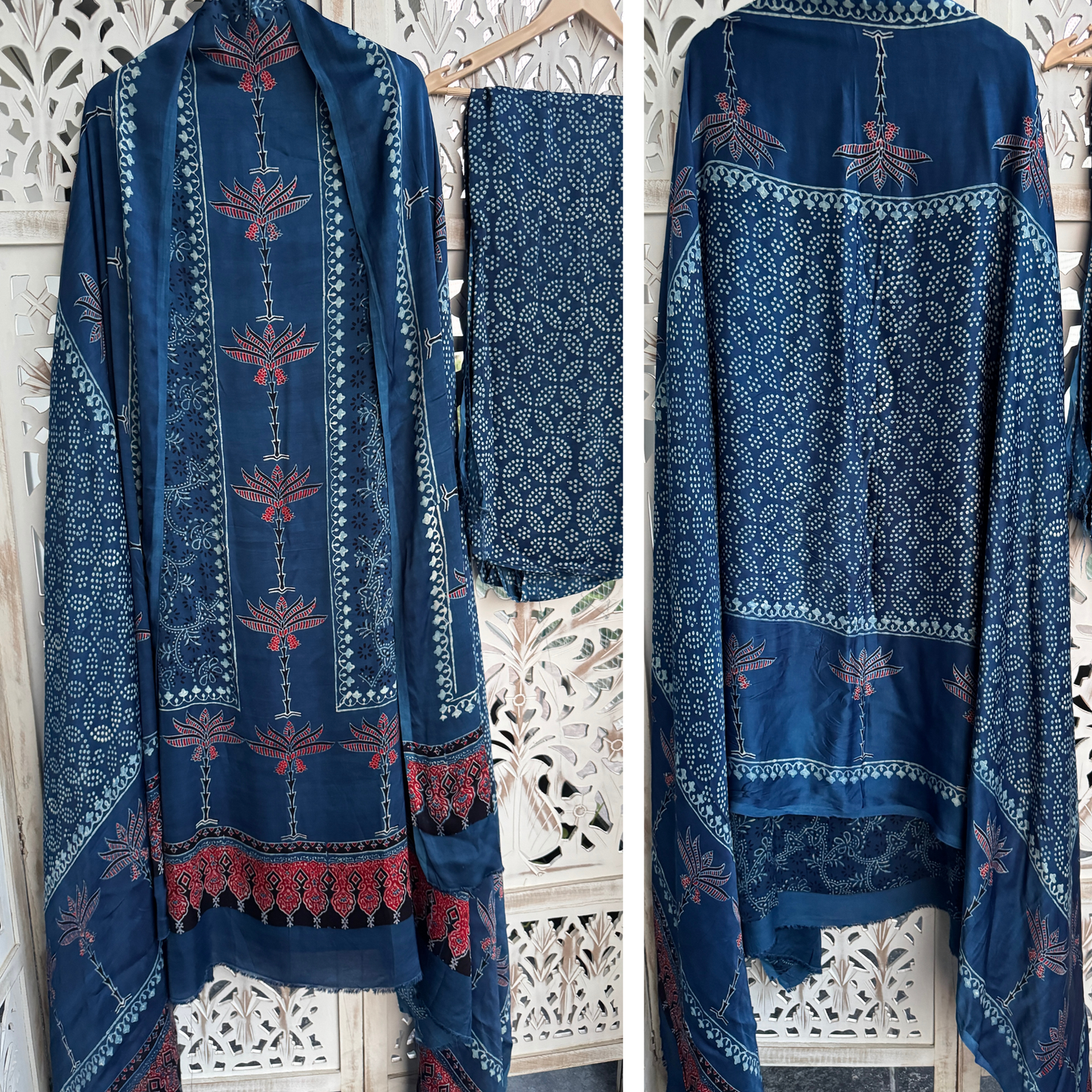 Modal Silk Suit -E04