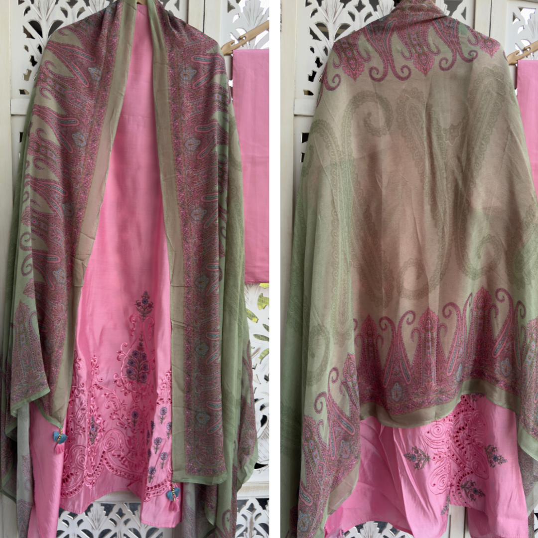 Modal Suit - pink- D131