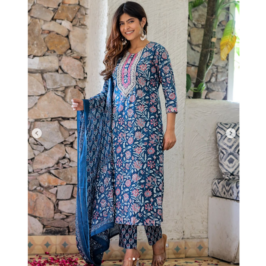 Cotton Suit Set- R079