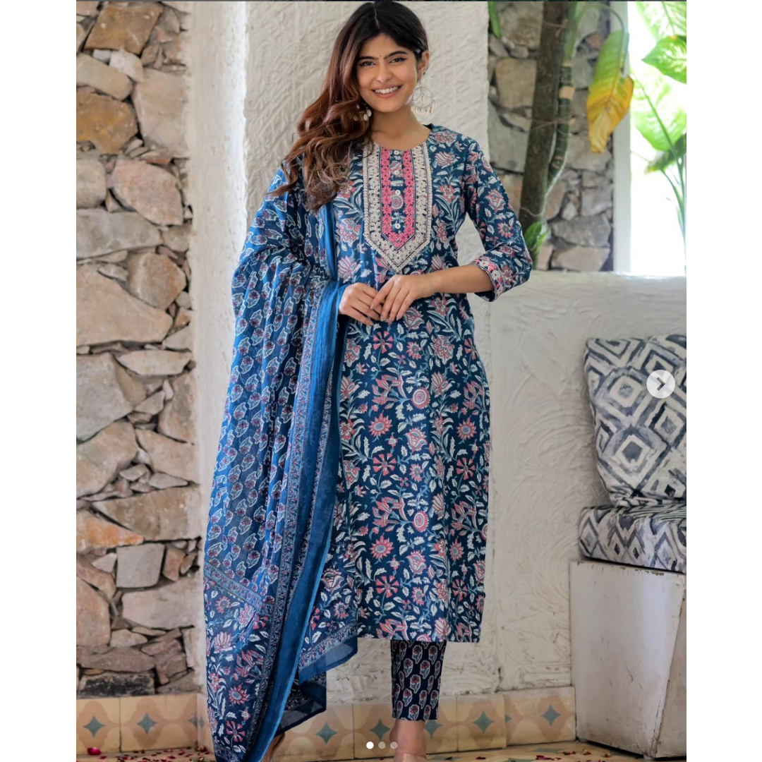 Cotton Suit Set- R079