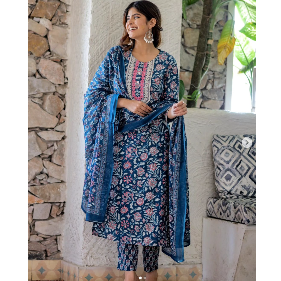 Cotton Suit Set- R079