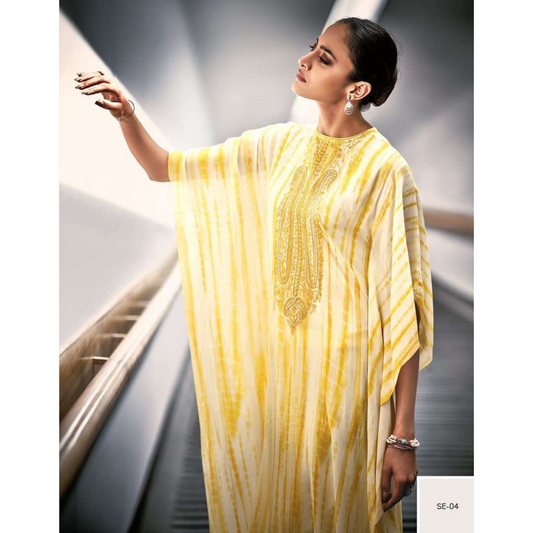 Unstitched Kaftan- B211