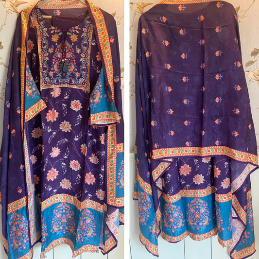 Muslin suit set-R010