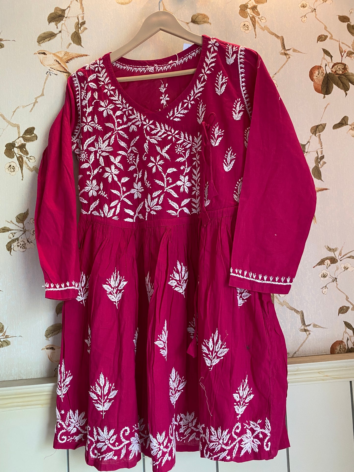 Short Kurti chikenkari- CH08